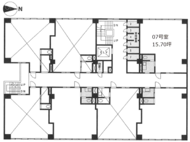 日東ビル807 間取り図