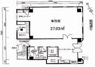 京橋TSビル1F 間取り図