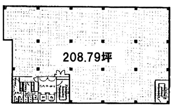 勧銀不二屋ビル7F 間取り図
