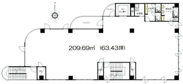 サウスポイント三鷹8F 間取り図