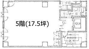 共栄入谷ビル5F 間取り図