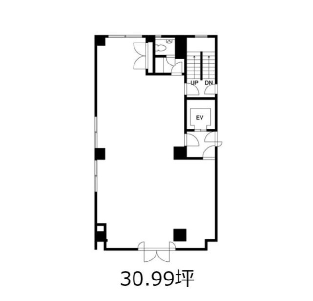 麻布CCビル3F 間取り図