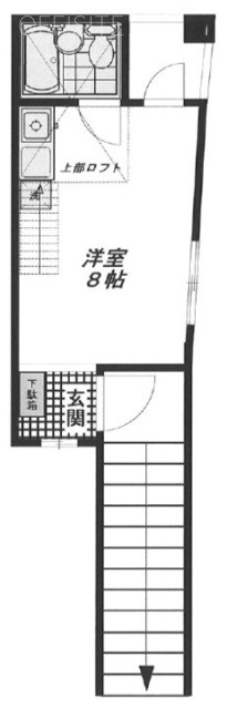 スコーレ高輪203 間取り図
