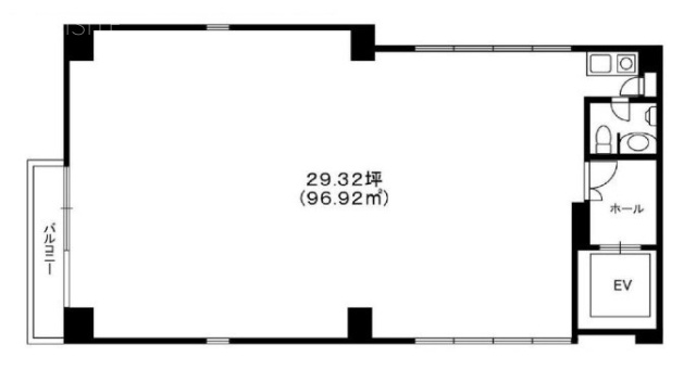 小椋ビル2F 間取り図