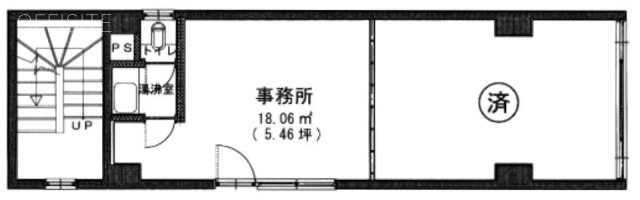 浅井ビル1F 間取り図