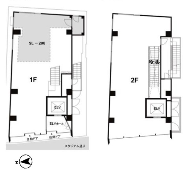 P’s GAIENMAE1F～2F 間取り図