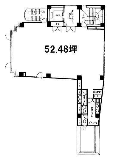 白山NTビル8F 間取り図