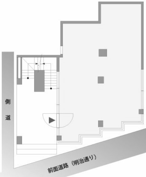 シャーレー原宿1F 間取り図
