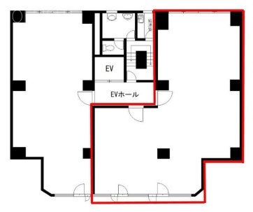 第六文成ビルB 間取り図