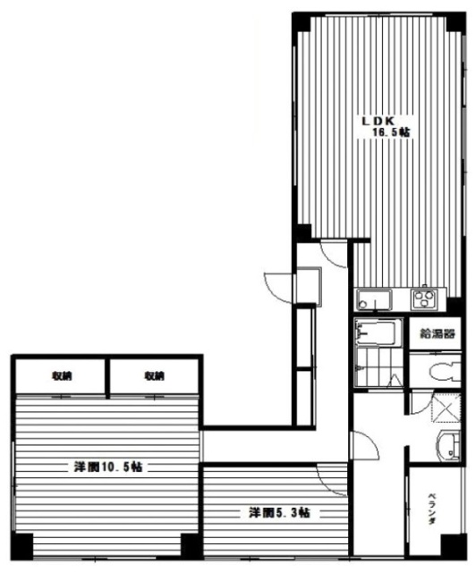 L-TOWER2F 間取り図