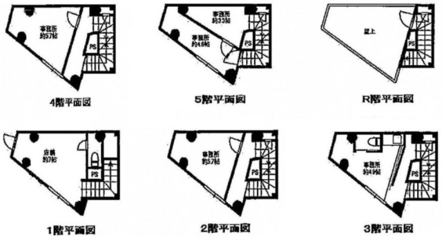 神田アイリスビル一括 間取り図