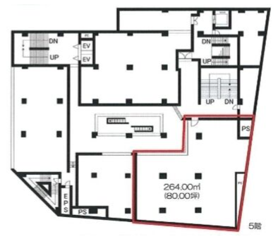 大森ララビル5F 間取り図