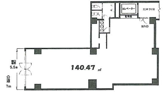 JTTビル1F 間取り図