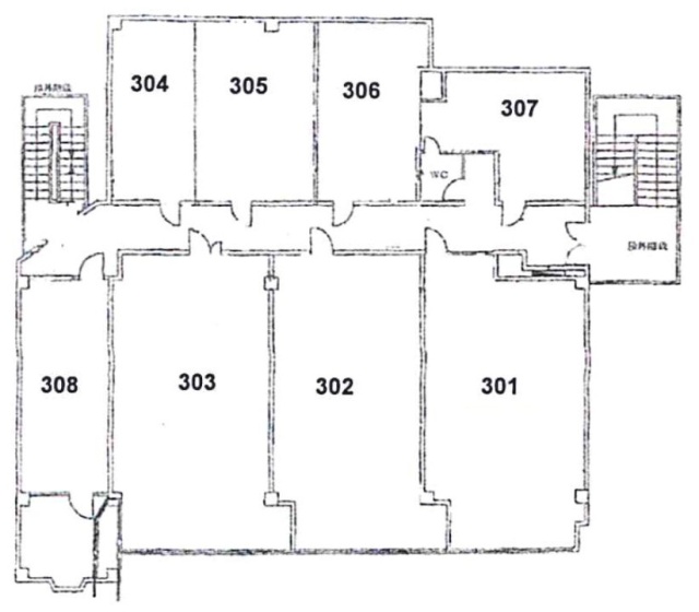 港南台212ビル301 間取り図