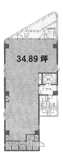 麻布マルカビル3F 間取り図