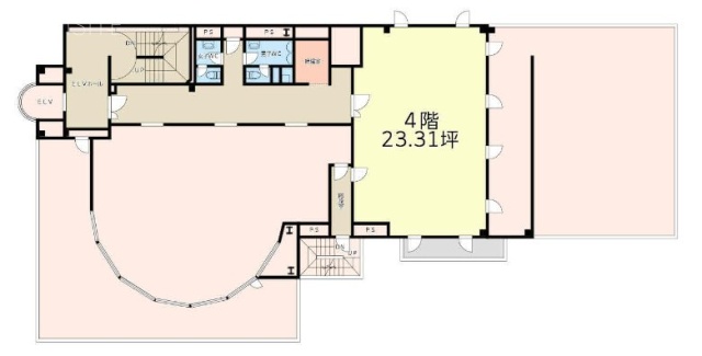 宇田川物産ビル4F 間取り図