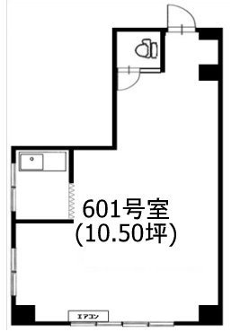 博雅(ハクガ)ビル601 間取り図