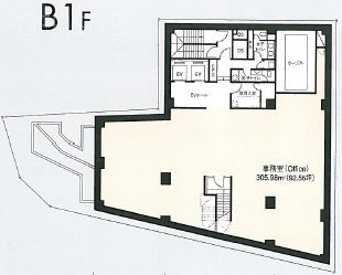 マニュライフプレイス九段南B1F 間取り図