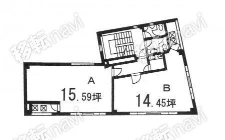 新橋パインビルB 間取り図