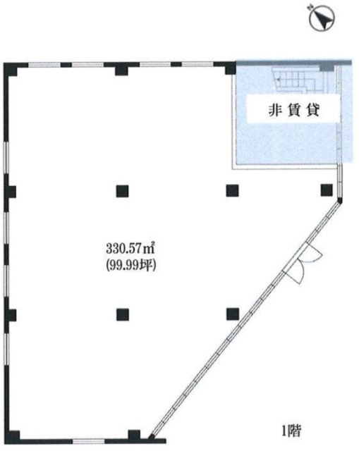 (仮)神宮前4丁目ビル1F 間取り図