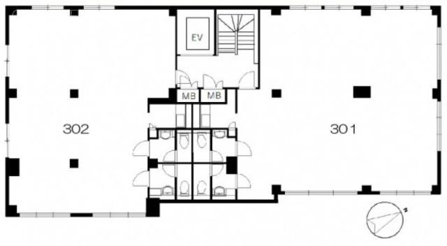 (仮)神原ビル302 間取り図