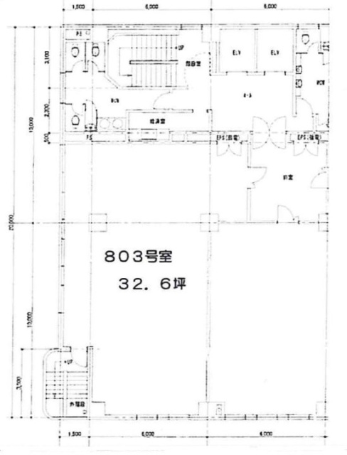 第12東ビル803 間取り図