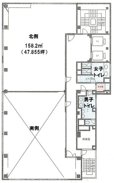 GM21ビル北 間取り図