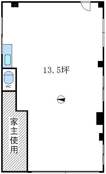 山中ビル1F 間取り図