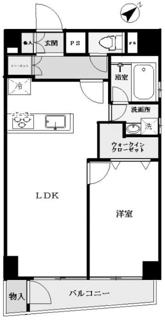 南青山セピアコートビル401 間取り図