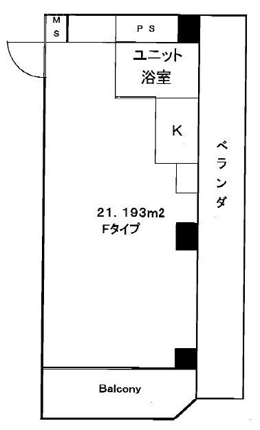 オーク・ヴィレッジ306 間取り図