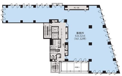 いちご東五反田(G-PLACE五反田)ビル6F 間取り図