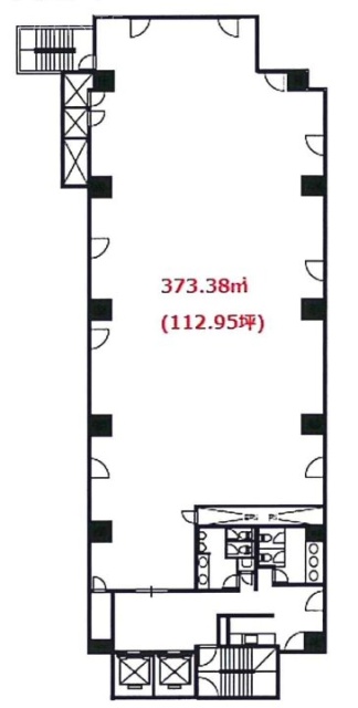 小石川桜ビル9F 間取り図