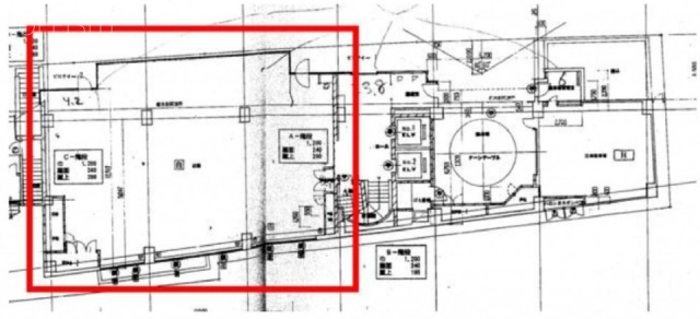 高輪エンパイヤビル1F 間取り図