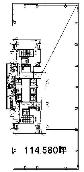 みなとみらいビジネススクエアー9F 間取り図