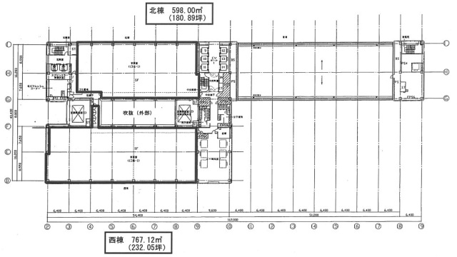 タイム24ビル西 間取り図