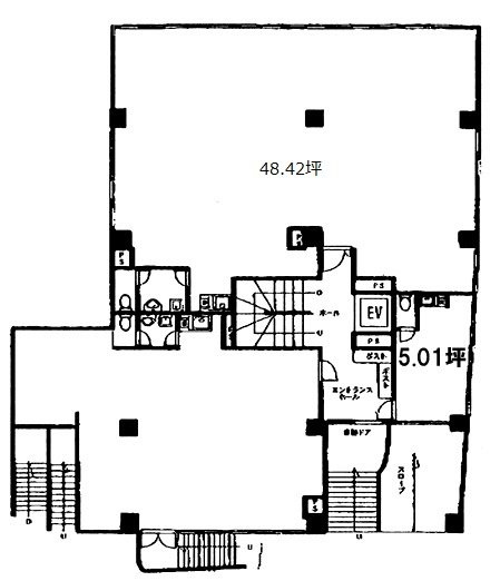 西新宿パレスビル1F 間取り図