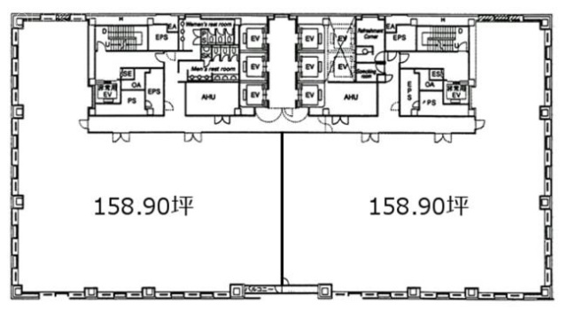 グラスキューブ品川北 間取り図