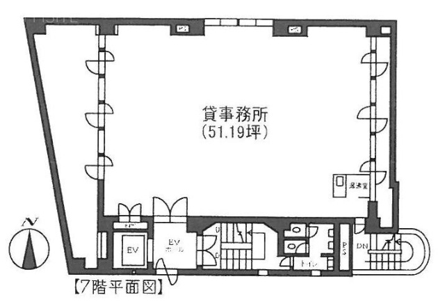 ムラタヤビル7F 間取り図