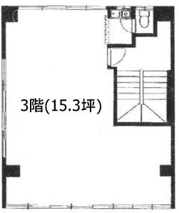第1針谷ビル3F 間取り図