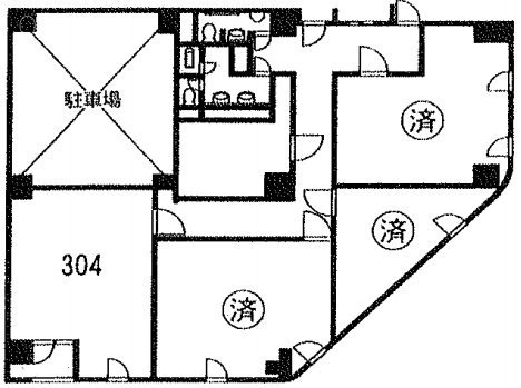 関内京浜ビル304 間取り図