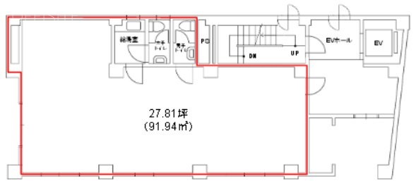 野崎ビル1F 間取り図