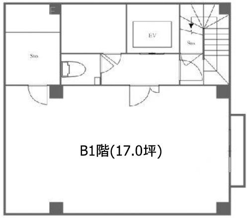 エクレシアヒルズ溜池山王B1F 間取り図