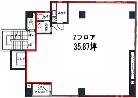 アーバン南長崎ビル2F 間取り図