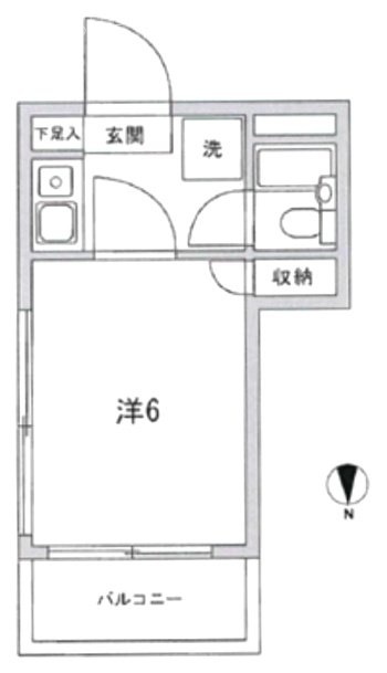 豊強ビル403 間取り図