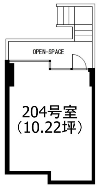 ニューピラ三軒茶屋204 間取り図