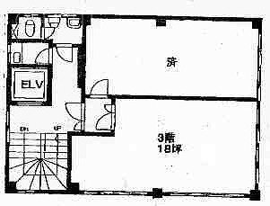 佐伯ビル3F 間取り図