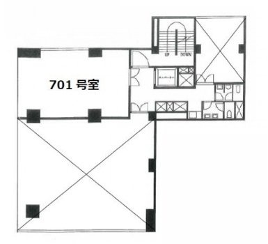 松慶(しょうけい)ビル701 間取り図