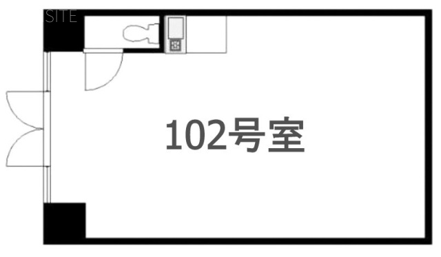 セントヒルズ神楽坂102 間取り図