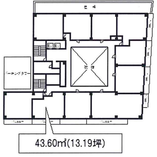 TK関内プラザ809 間取り図