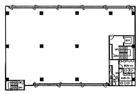 第二高取ビル2F 間取り図